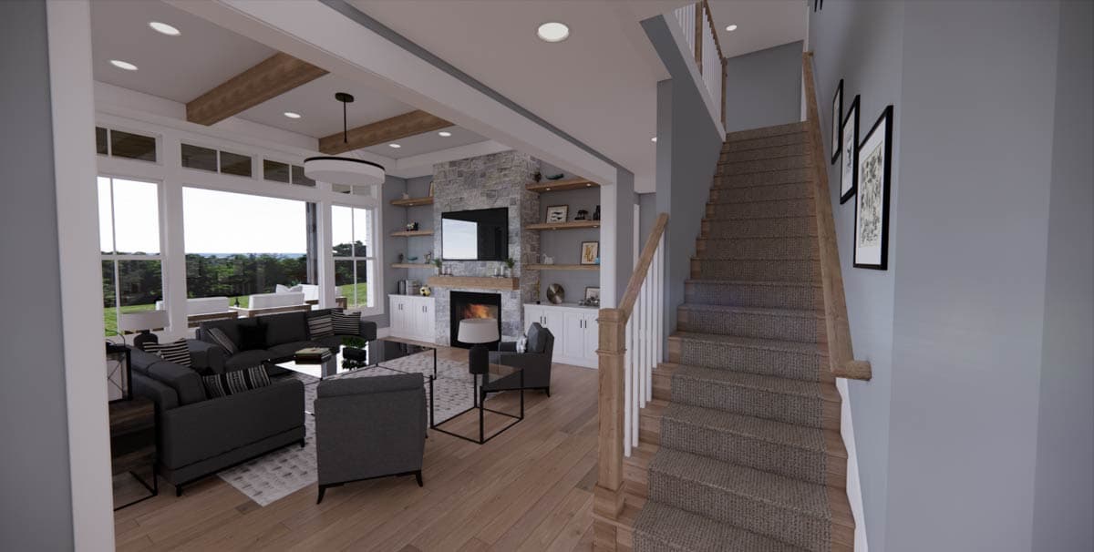 Plan 14736RK: 5 Bed Modern Farmhouse Plan with Home Office and Bonus Expansion - Image #26 - Country, Craftsman, Farmhouse, Modern Farmhouse, New American