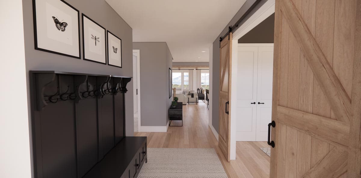 Plan 14738RK: Flexible 3-Bedroom Modern Farmhouse Cottage with Home Office - 2240 Sq Ft - Image #7 - Country, Craftsman, Modern Farmhouse, New American