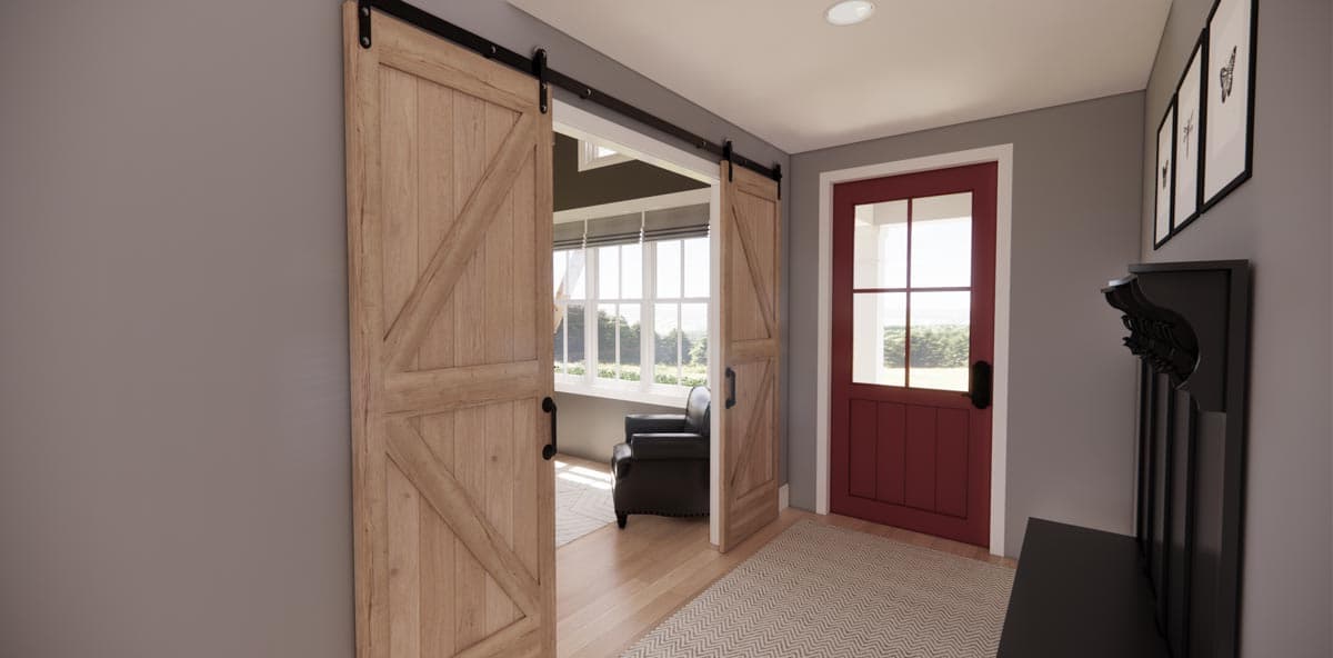 Plan 14738RK: Flexible 3-Bedroom Modern Farmhouse Cottage with Home Office - 2240 Sq Ft - Image #8 - Country, Craftsman, Modern Farmhouse, New American