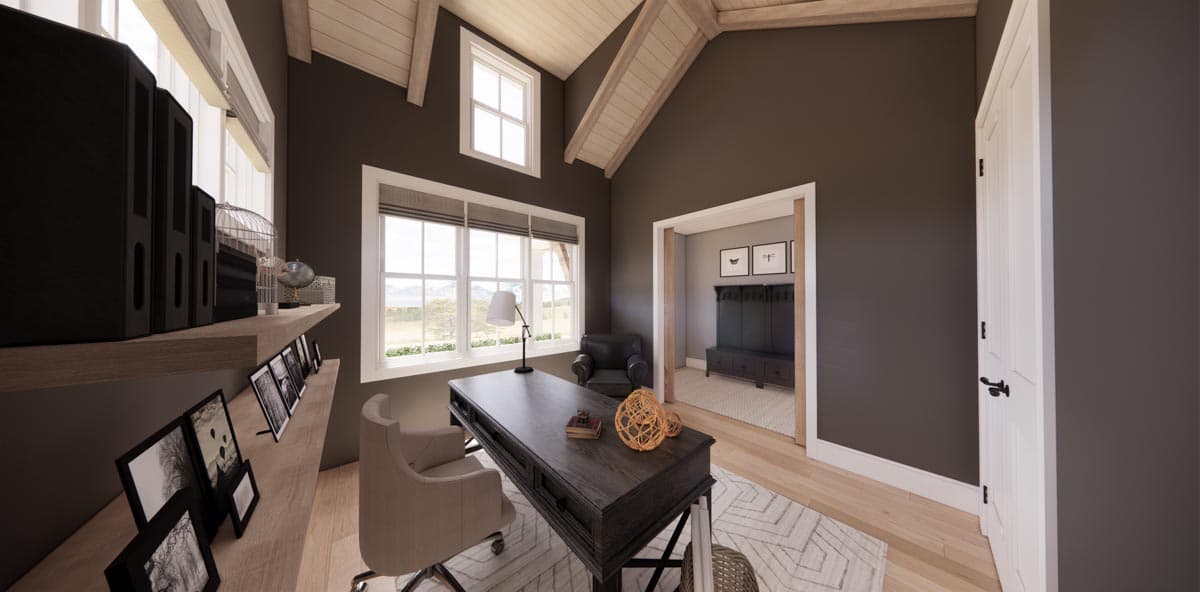 Plan 14738RK: Flexible 3-Bedroom Modern Farmhouse Cottage with Home Office - 2240 Sq Ft - Image #11 - Country, Craftsman, Modern Farmhouse, New American