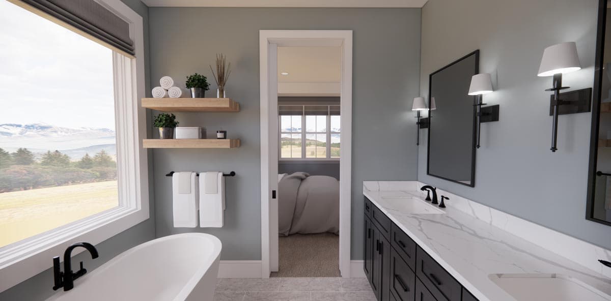 Plan 14738RK: Flexible 3-Bedroom Modern Farmhouse Cottage with Home Office - 2240 Sq Ft - Image #24 - Country, Craftsman, Modern Farmhouse, New American