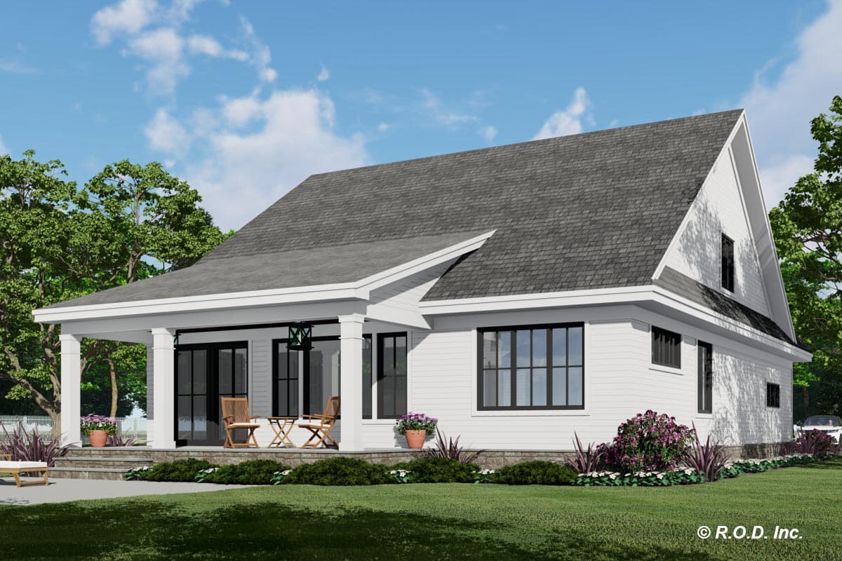 Plan 14738RK: Flexible 3-Bedroom Modern Farmhouse Cottage with Home Office - 2240 Sq Ft - Image #4 - Country, Craftsman, Modern Farmhouse, New American