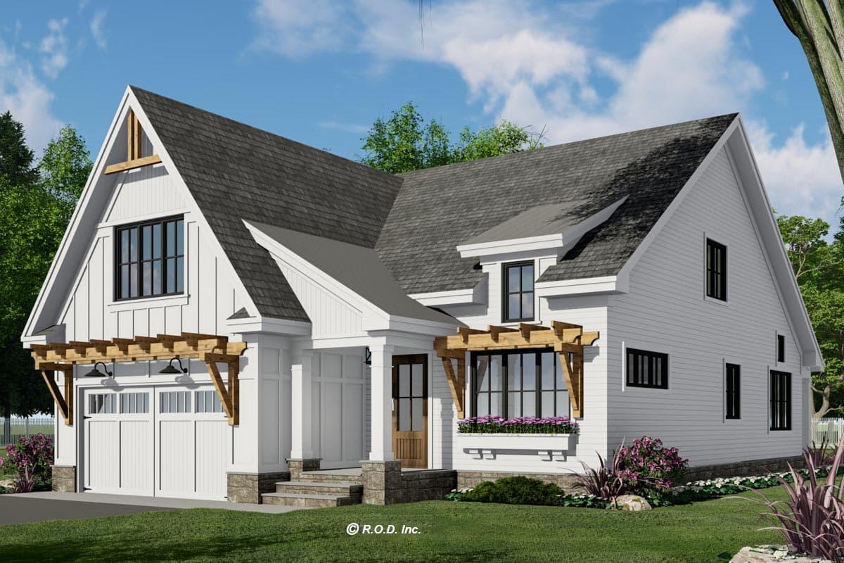 Plan 14738RK: Flexible 3-Bedroom Modern Farmhouse Cottage with Home Office - 2240 Sq Ft - Image #6 - Country, Craftsman, Modern Farmhouse, New American