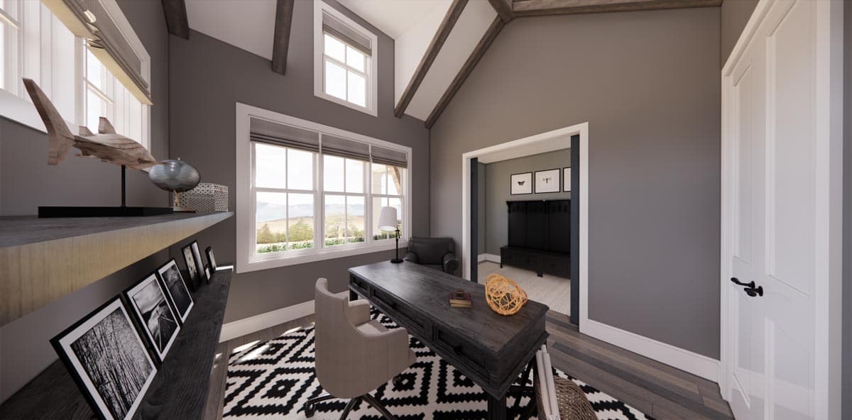 Plan 14739RK: Expanded Modern Farmhouse Cottage with Possible 4th Bedroom Upstairs - Image #12 - Country, Craftsman, Modern Farmhouse, New American