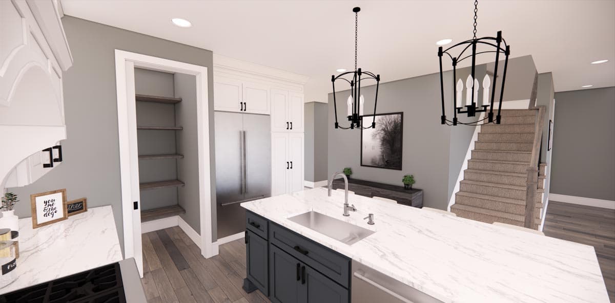 Plan 14739RK: Expanded Modern Farmhouse Cottage with Possible 4th Bedroom Upstairs - Image #16 - Country, Craftsman, Modern Farmhouse, New American