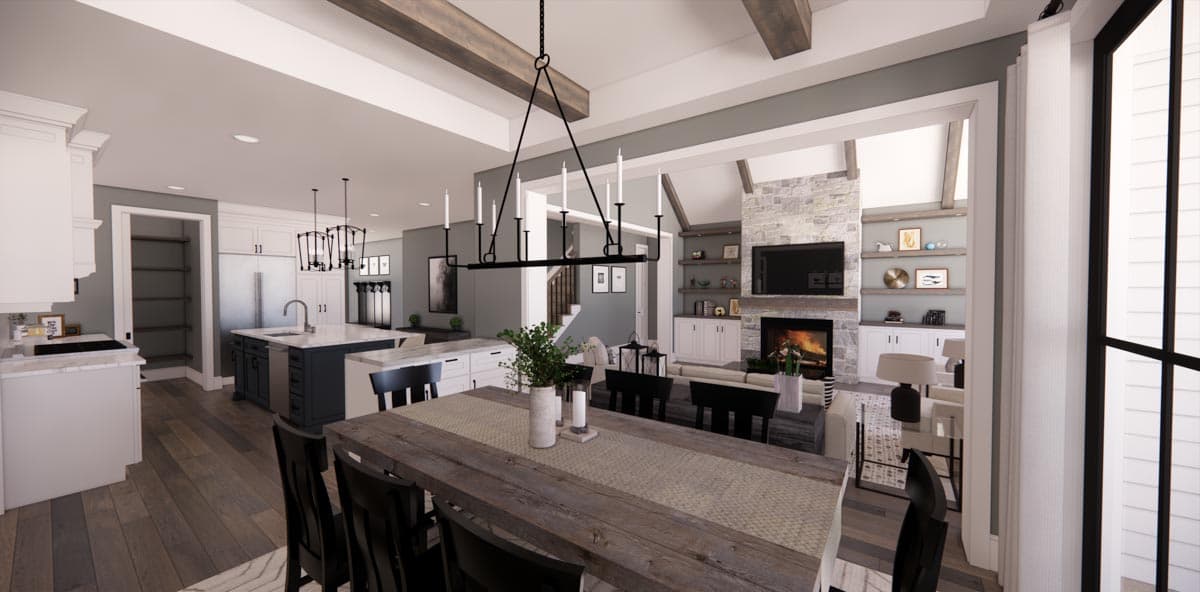 Plan 14739RK: Expanded Modern Farmhouse Cottage with Possible 4th Bedroom Upstairs - Image #18 - Country, Craftsman, Modern Farmhouse, New American