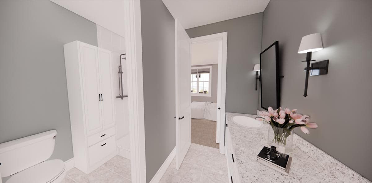 Plan 14739RK: Expanded Modern Farmhouse Cottage with Possible 4th Bedroom Upstairs - Image #24 - Country, Craftsman, Modern Farmhouse, New American