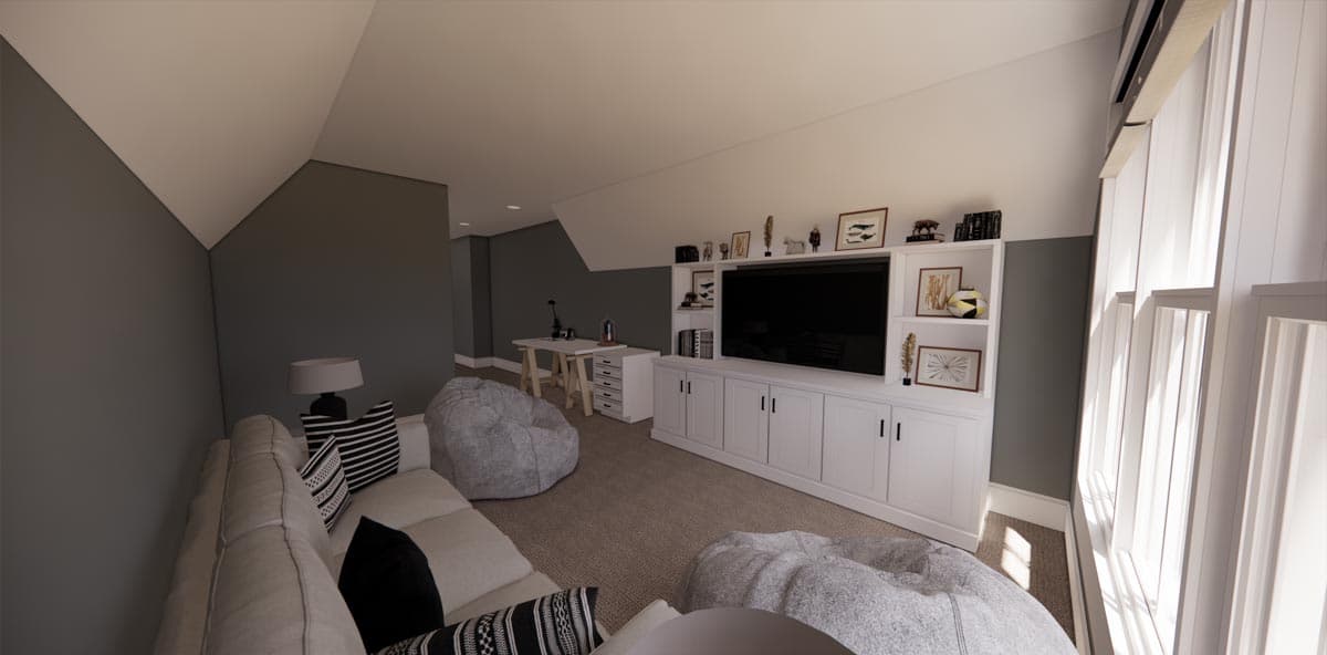 Plan 14739RK: Expanded Modern Farmhouse Cottage with Possible 4th Bedroom Upstairs - Image #44 - Country, Craftsman, Modern Farmhouse, New American