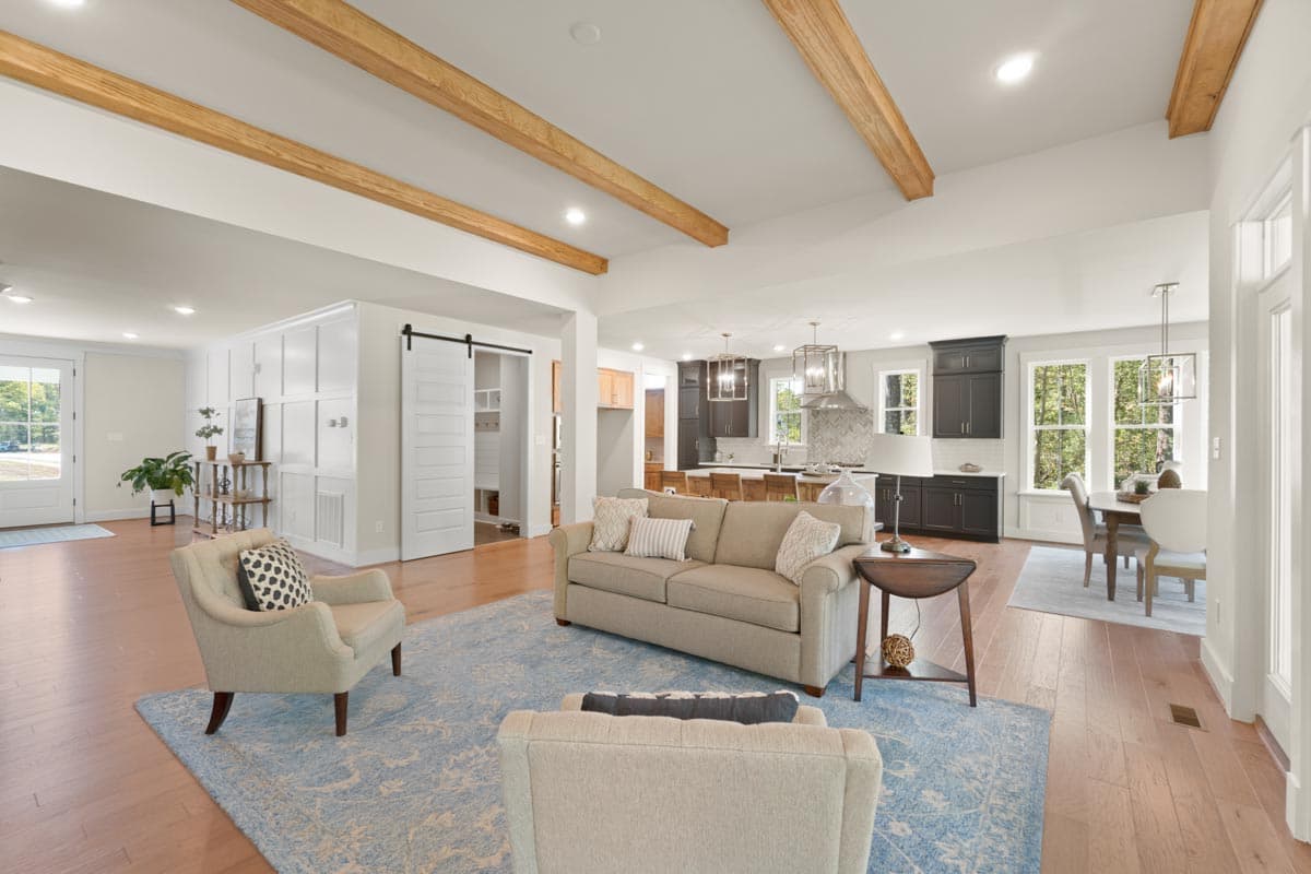 Plan 14740RK: 4 Bedroom Modern Farmhouse with Pocket Office and 2 Covered Porches - 3135 Sq Ft - Image #8 - Country, Craftsman, Modern Farmhouse, New American