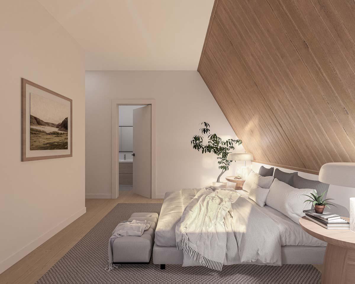 Plan 270046AF: 3-Bed Modern A-Frame with Ladder-Accessible 3rd Floor Loft - 2001 Sq Ft - Image #13 - A-Frame, Cabin, Contemporary, Mountain, Rustic, Vacation