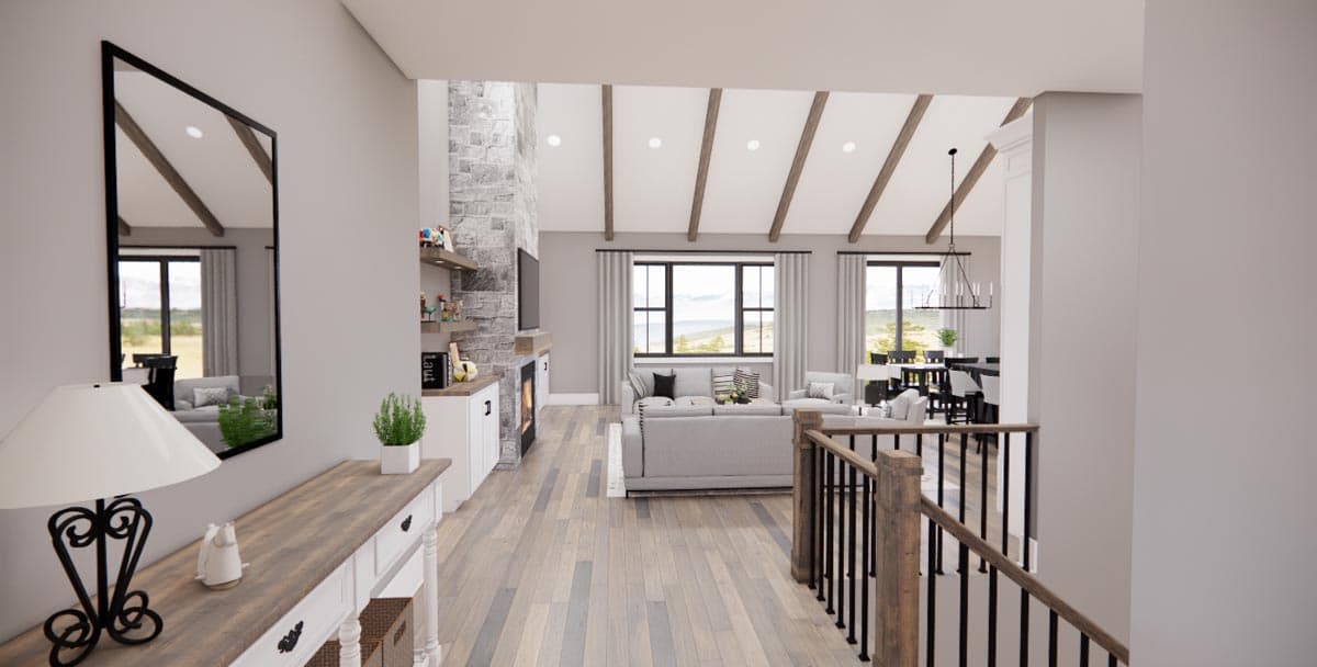 Plan 14743RK: Craftsman Country Ranch Home Plan with 3 Clustered Bedrooms and a Vaulted Living Space - Image #8 - Country, Craftsman, Northwest, Ranch