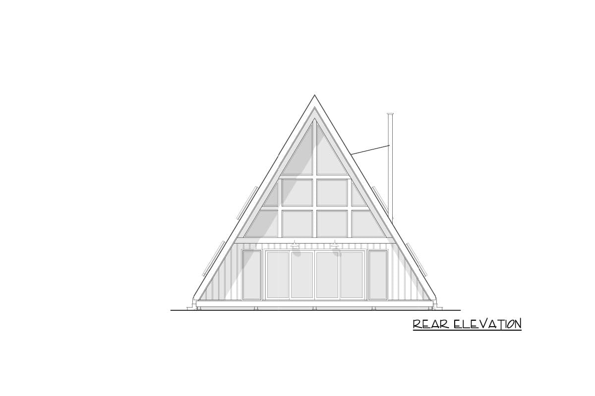 Plan 270048AF: Modern A-Frame with Main Floor Study and Third Floor Loft - 1941 Sq Ft - Image #7 - A-Frame, Cabin, Contemporary, Mountain, Rustic, Vacation