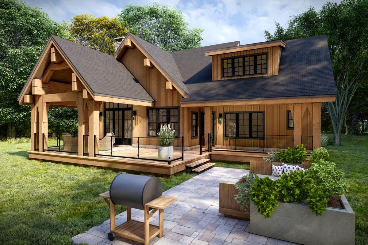 Plan 865007SHW: Mountain Craftsman House Plan with Walkout Basement - 3037 Sq Ft - Image #7 - Country, Craftsman, Mountain, New American