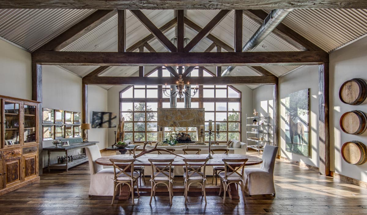 Plan 333001JHB: Barn-like House Plan with 2-Story Living Space and Master Suite with Private Courtyard - Image #9 - Barndominium, Contemporary, Country, Mountain, Rustic