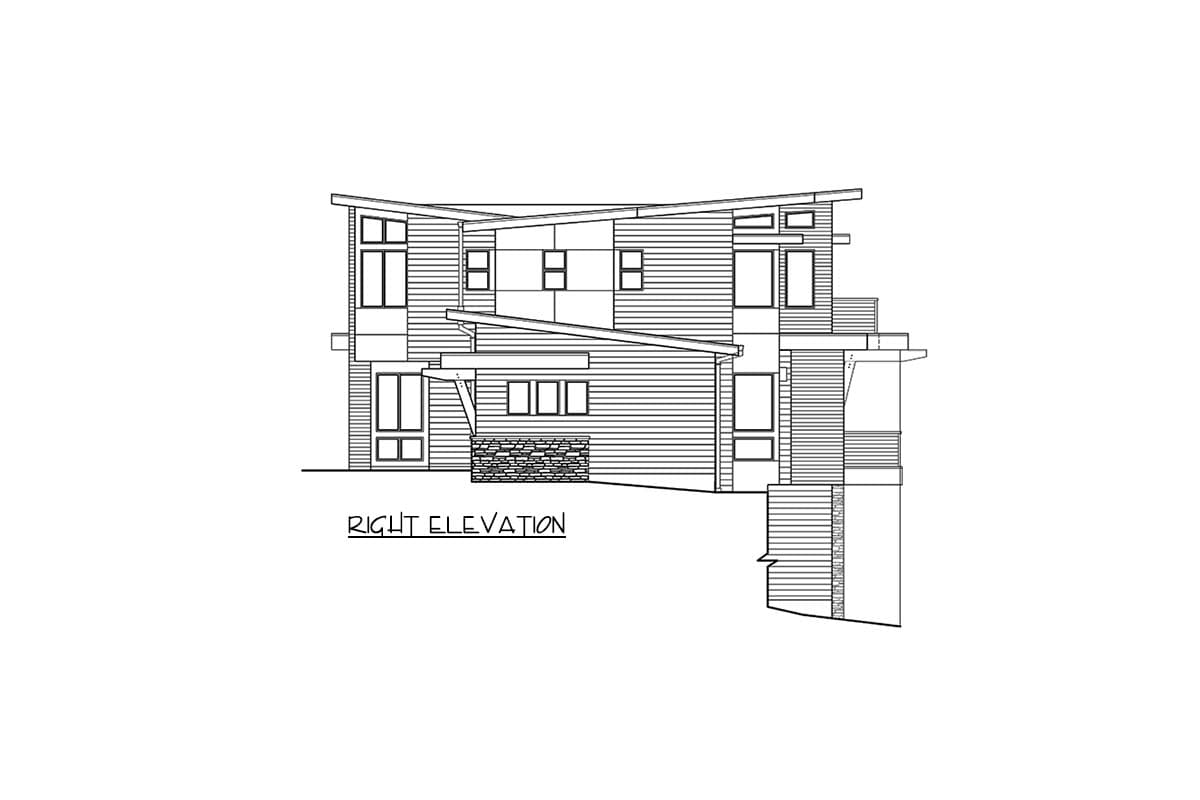 Plan 23913JD: Two-story Mid-Century Modern House Plan with Main-level Den and Guest Suite - Image #42 - Contemporary, Modern, Northwest