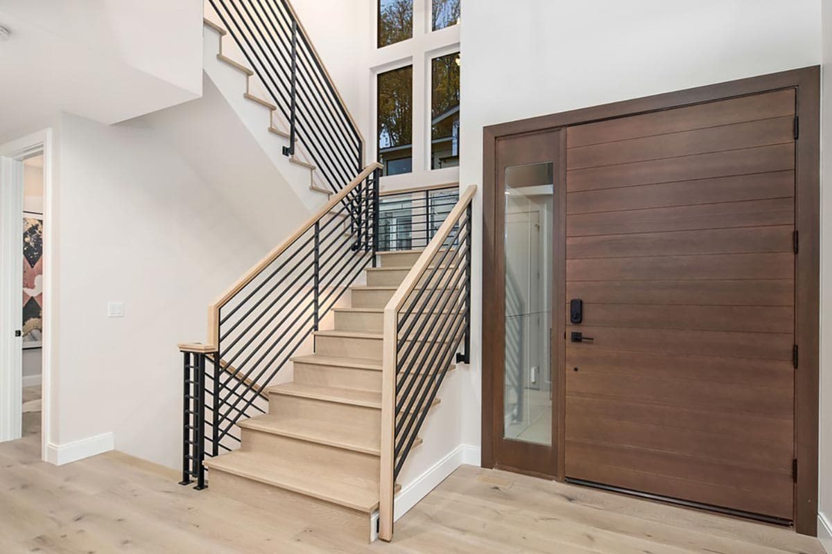 Plan 23913JD: Two-story Mid-Century Modern House Plan with Main-level Den and Guest Suite - Image #4 - Contemporary, Modern, Northwest