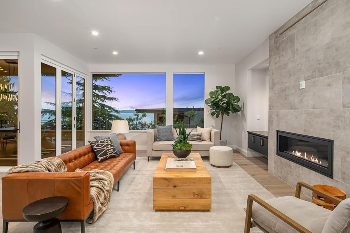 Plan 23913JD: Two-story Mid-Century Modern House Plan with Main-level Den and Guest Suite - Image #6 - Contemporary, Modern, Northwest