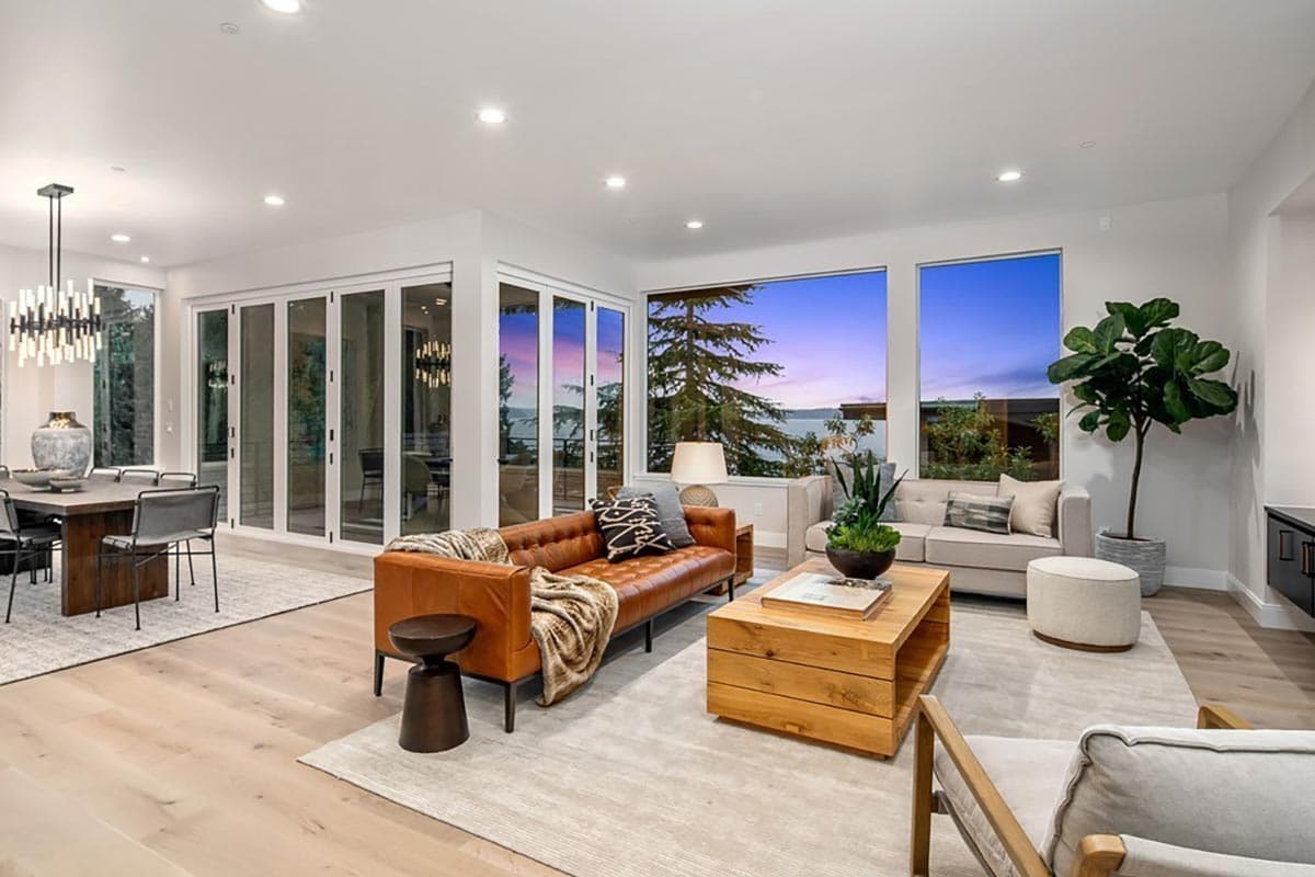 Plan 23913JD: Two-story Mid-Century Modern House Plan with Main-level Den and Guest Suite - Image #7 - Contemporary, Modern, Northwest