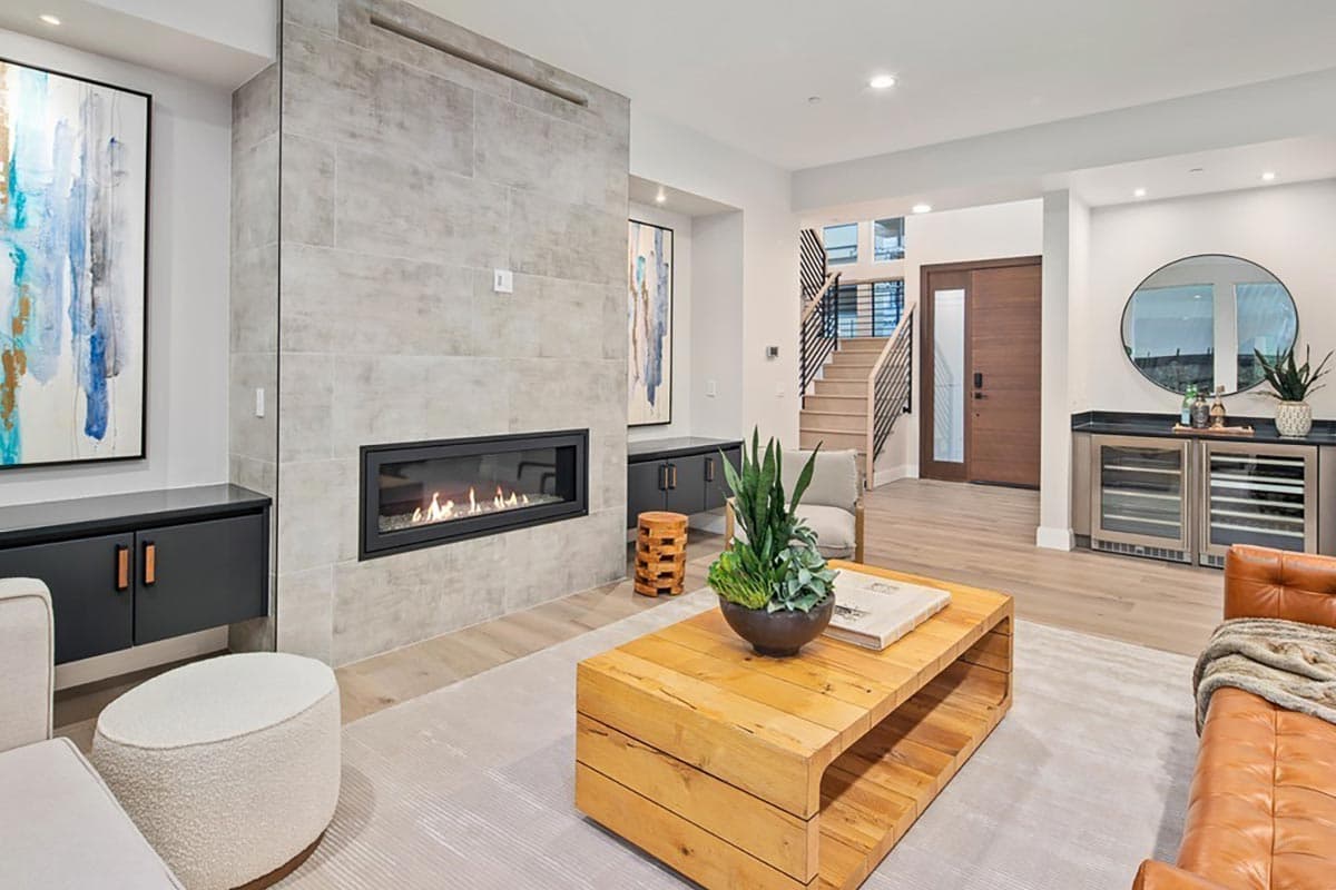 Plan 23913JD: Two-story Mid-Century Modern House Plan with Main-level Den and Guest Suite - Image #8 - Contemporary, Modern, Northwest