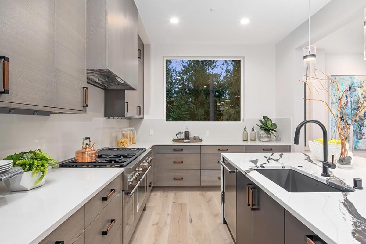 Plan 23913JD: Two-story Mid-Century Modern House Plan with Main-level Den and Guest Suite - Image #12 - Contemporary, Modern, Northwest