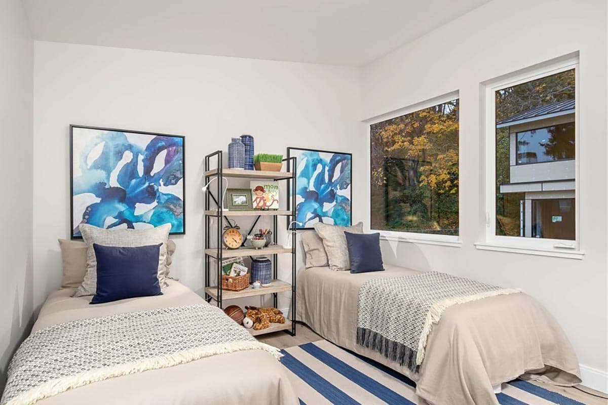 Plan 23913JD: Two-story Mid-Century Modern House Plan with Main-level Den and Guest Suite - Image #30 - Contemporary, Modern, Northwest