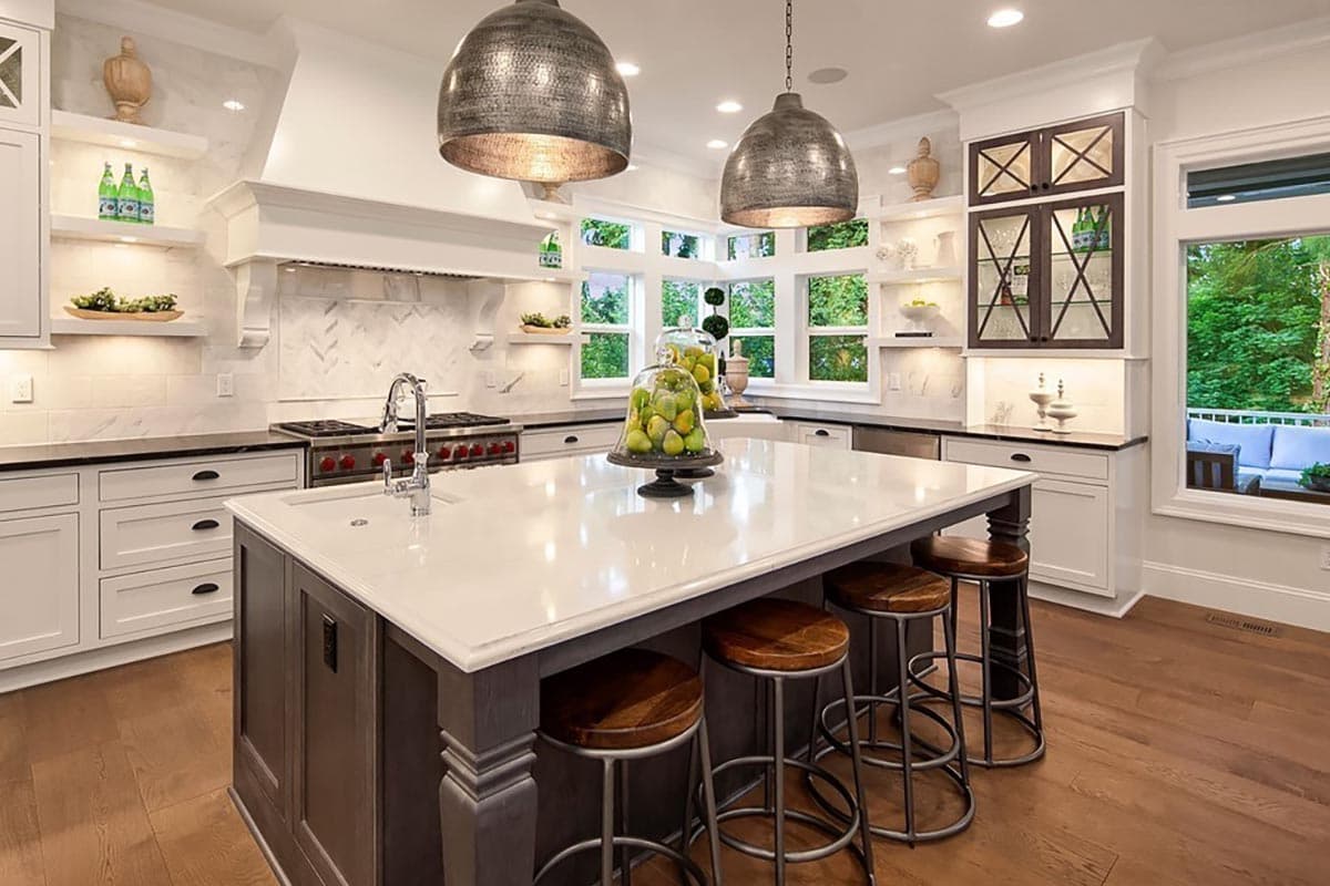 Plan 23914JD: Multi-Gabled 6-Bedroom Craftsman Home Plan on a Walkout Basement - Image #8 - Craftsman, New American, Northwest