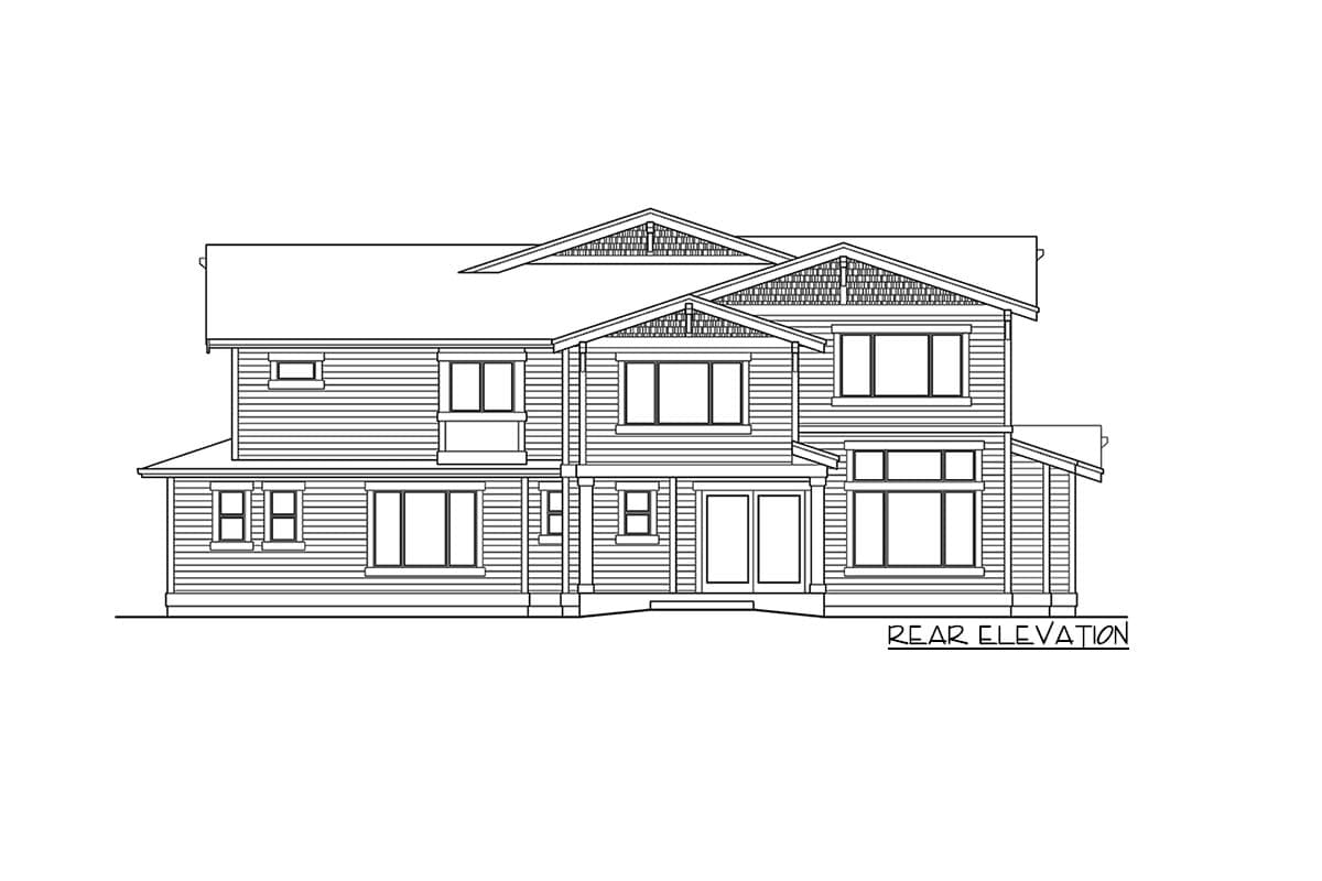 Plan 23915JD: 5-Bed Northwest Craftsman Plan with Flex Room and Den - Image #29 - Craftsman, New American, Northwest