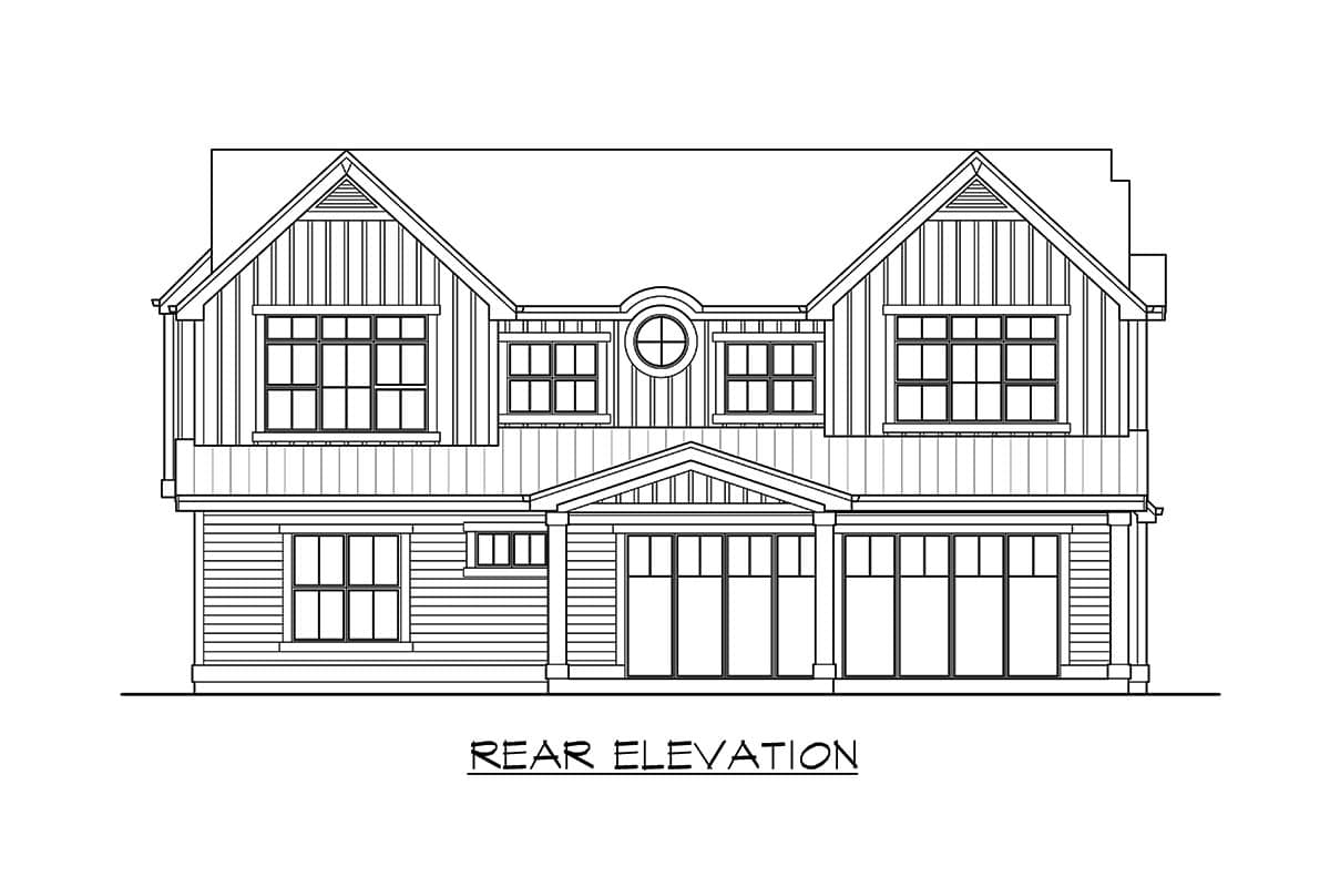 Plan 23916JD: New American Farmhouse with Upstairs Bedrooms, Laundry and Playroom - Architectural Designs - Image #46 - Country, Modern Farmhouse, New American, Northwest, Transitional