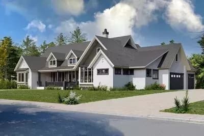 New American Ranch with Spacious Outdoor Living Areas