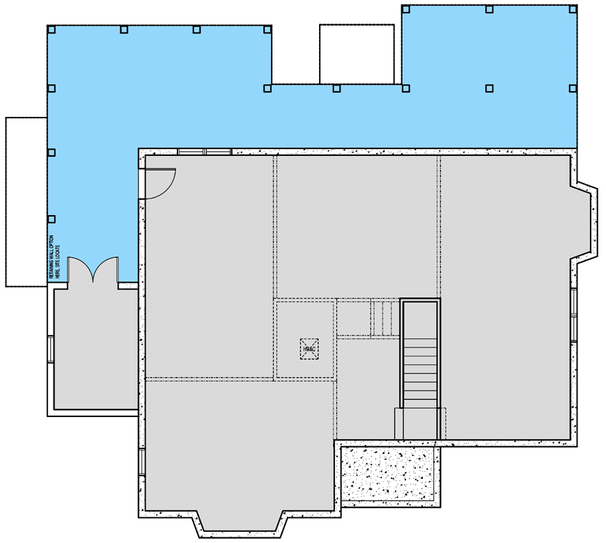Plan 50200PH: Victorian Cottage Plan with Screened Porch and Library - Floor Plan - Lower Level - Cottage, Country, Traditional, Victorian