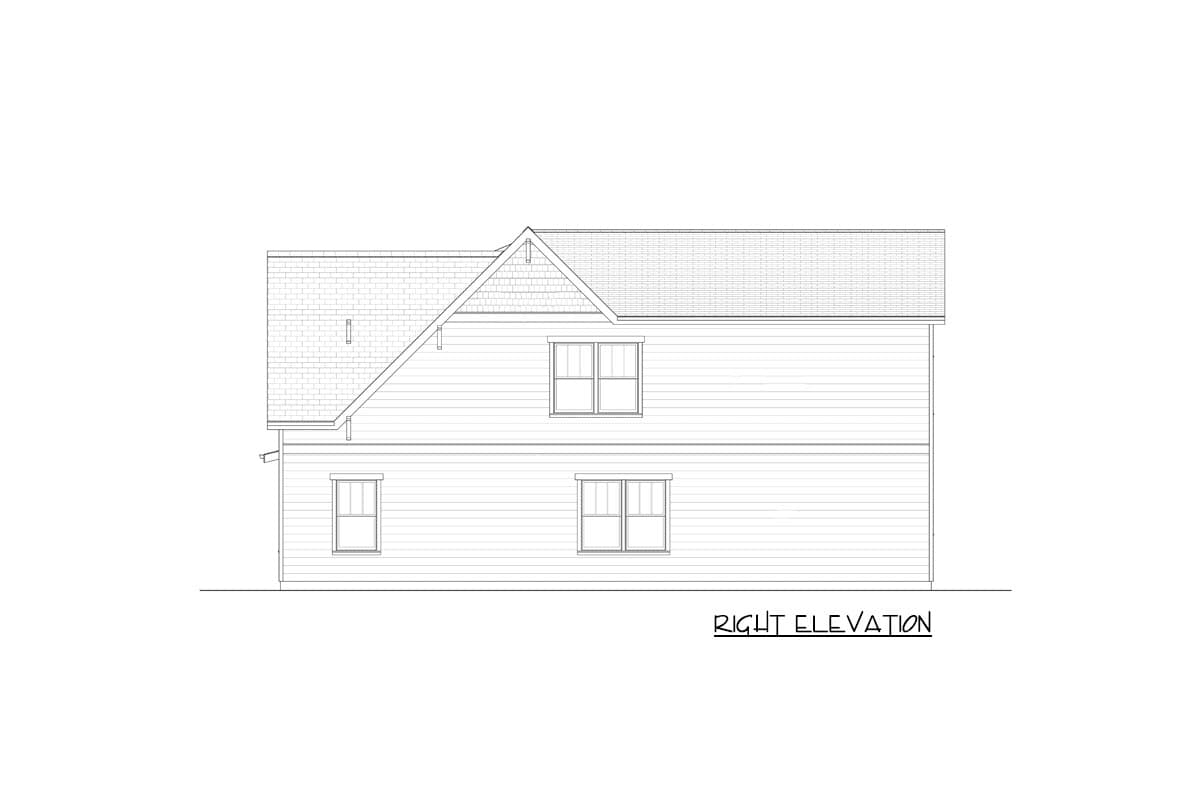 Plan 50202PH: 2-Unit Country Craftsman Structure with Back Decks - Image #8 - Country, Craftsman