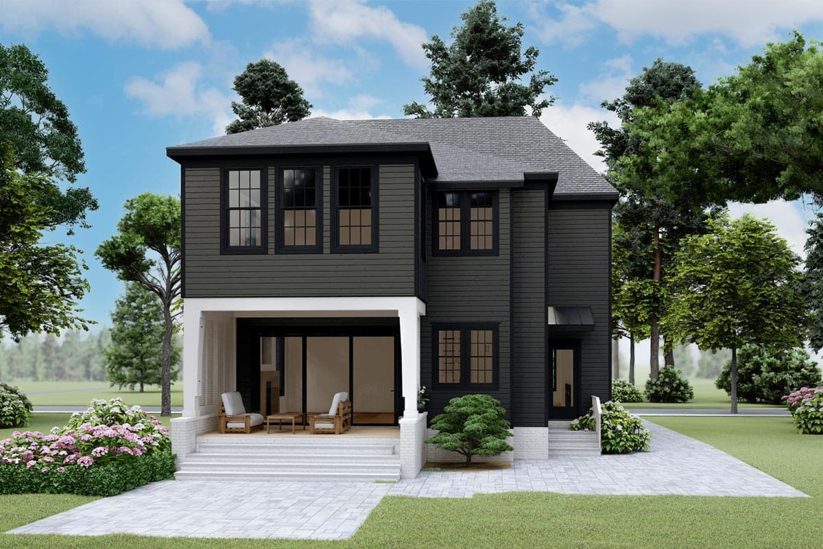 Plan 50203PH: 3-Bed Transitional Tudor House Plan - 2796 Sq Ft - Image #4 - European, Transitional, Tudor