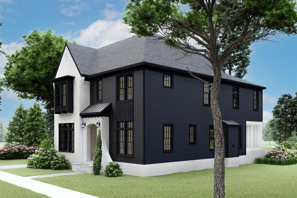 Plan 50203PH: 3-Bed Transitional Tudor House Plan - 2796 Sq Ft - Image #6 - European, Transitional, Tudor