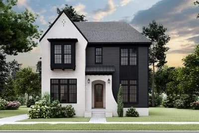 3-Bed Transitional Tudor House Plan - 2796 Sq Ft