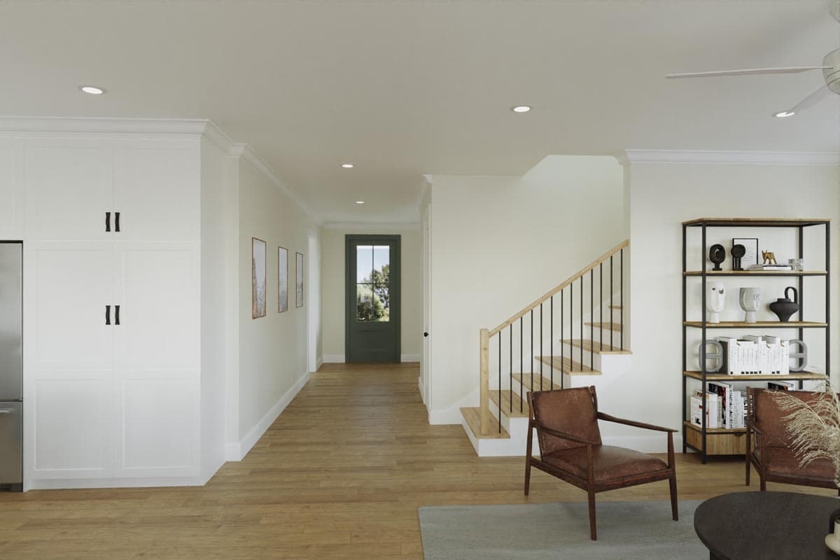 Plan 50208PH: Country Farmhouse Plan with Loft and First-floor Owner's Suite - Image #8 - Country, Farmhouse, Southern, Traditional