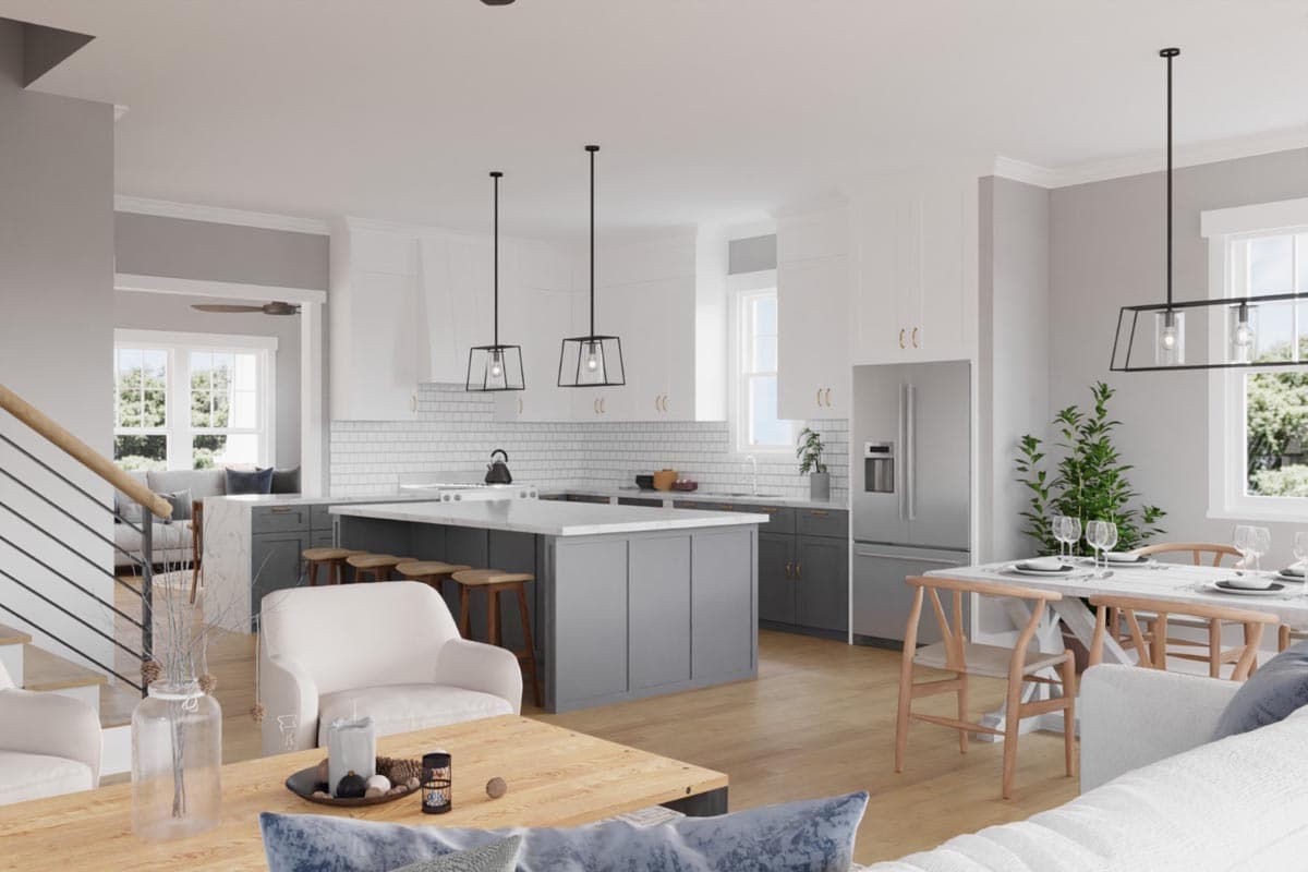 Plan 50210PH: Craftsman Cottage with Attached Garage and Upstairs Home Office - Image #9 - Bungalow, Cottage, Country, Craftsman, Northwest