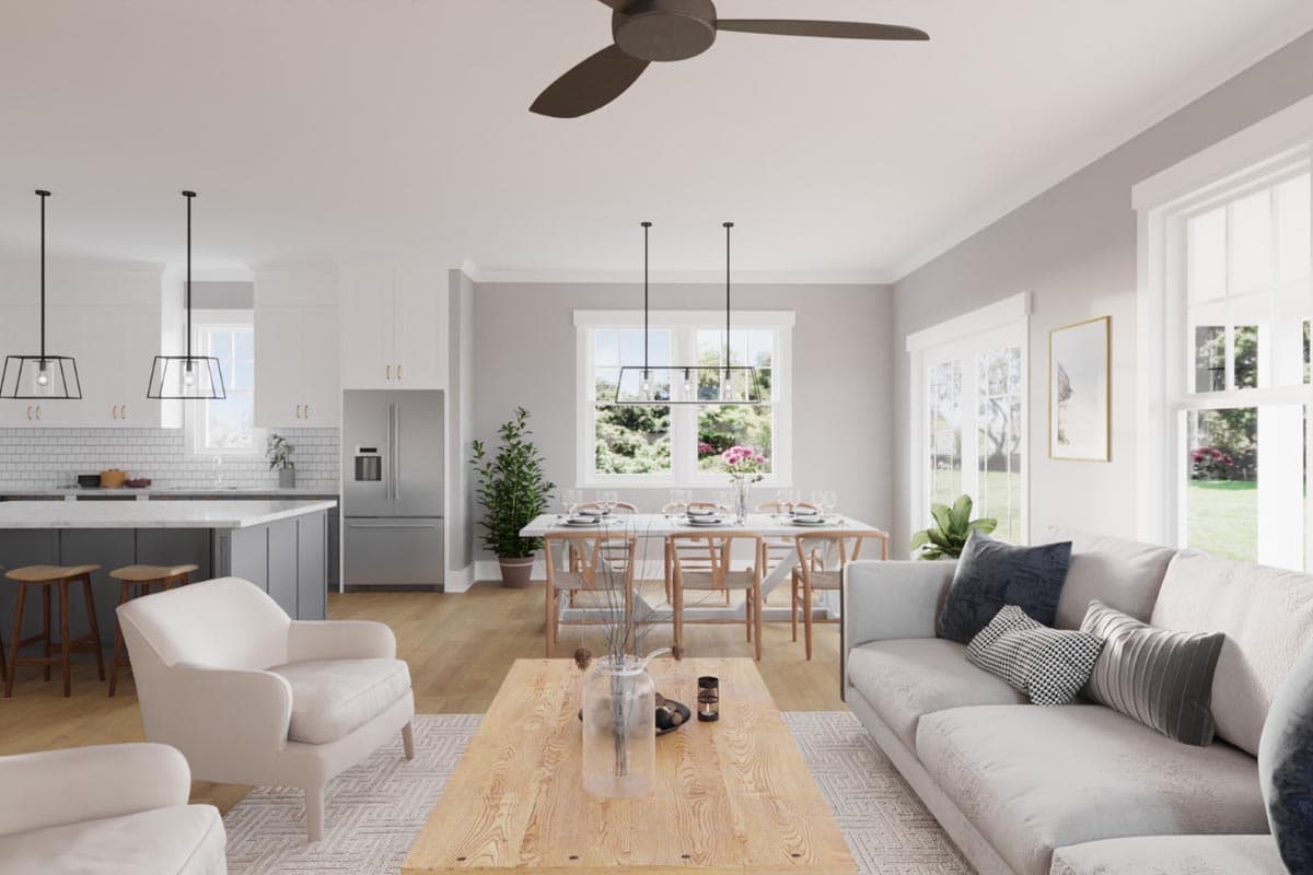 Plan 50210PH: Craftsman Cottage with Attached Garage and Upstairs Home Office - Image #12 - Bungalow, Cottage, Country, Craftsman, Northwest