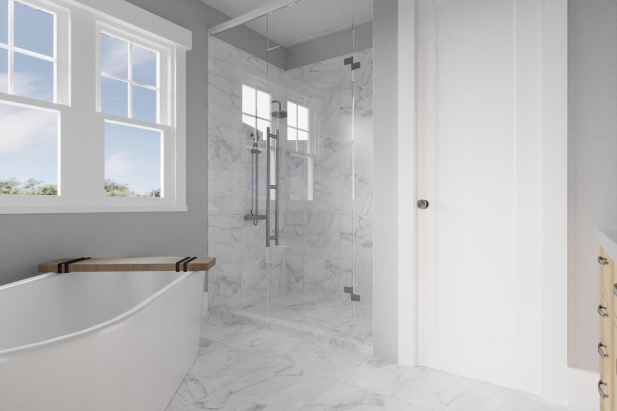 Plan 50210PH: Craftsman Cottage with Attached Garage and Upstairs Home Office - Image #14 - Bungalow, Cottage, Country, Craftsman, Northwest