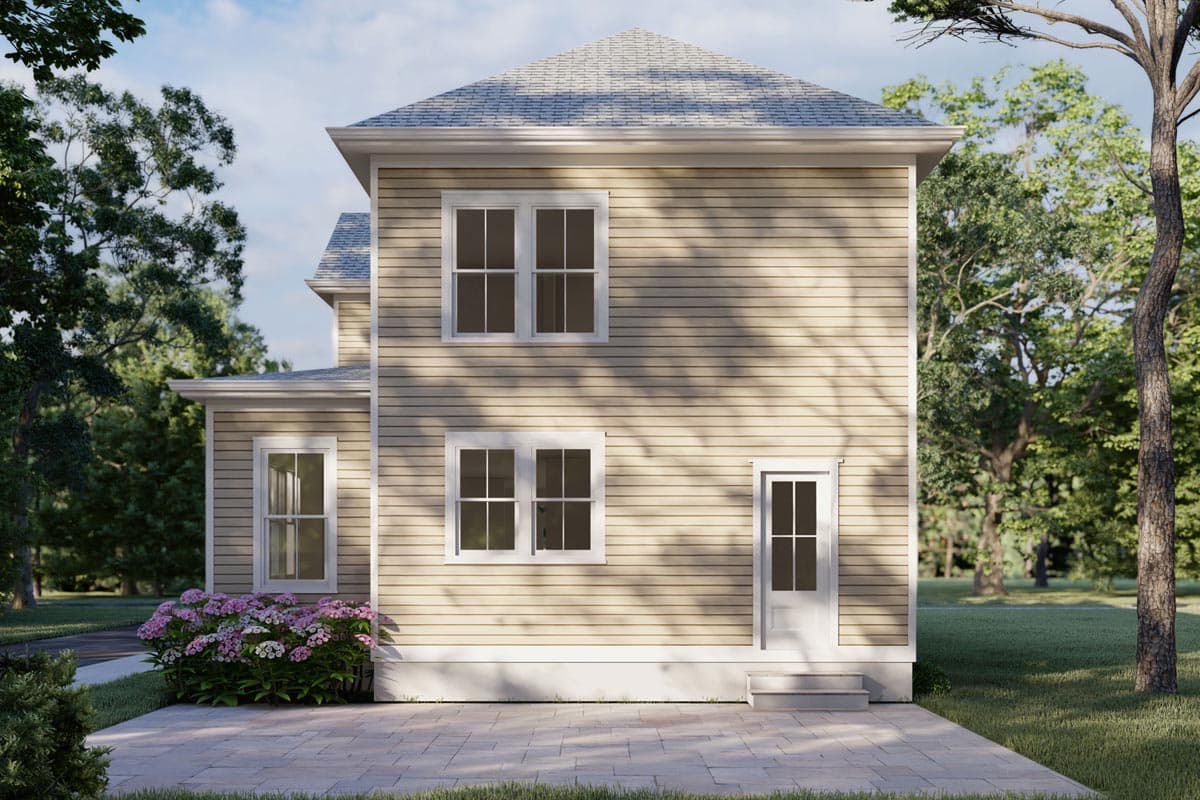 Plan 50211PH: Narrow Victorian Home Plan with Home Office - Image #4 - Country, Southern, Traditional, Victorian