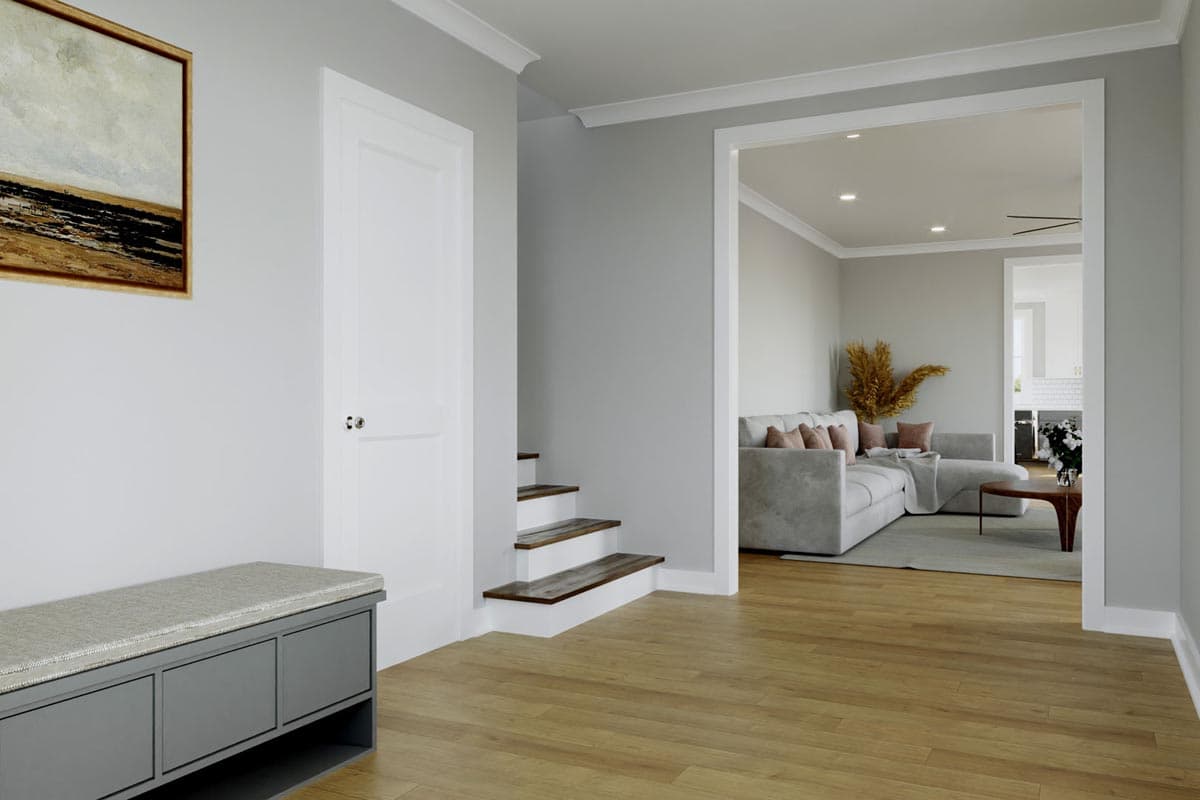 Plan 50211PH: Narrow Victorian Home Plan with Home Office - Image #9 - Country, Southern, Traditional, Victorian