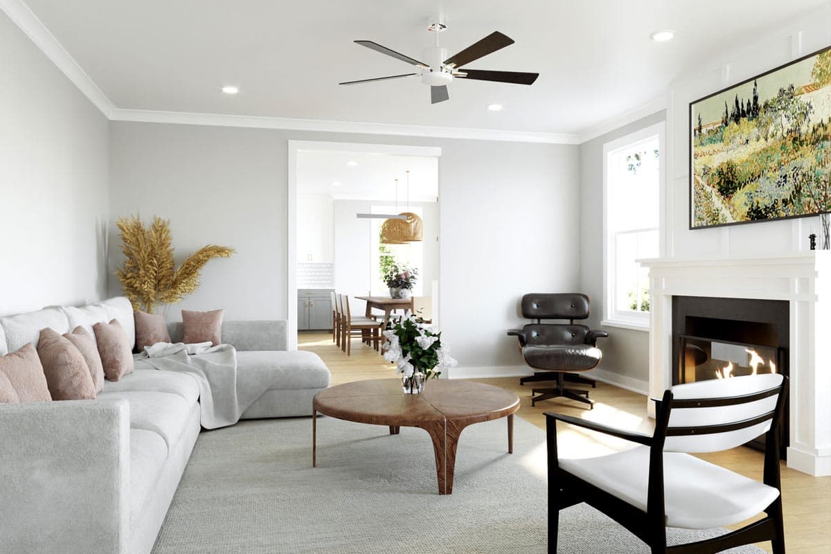 Plan 50211PH: Narrow Victorian Home Plan with Home Office - Image #11 - Country, Southern, Traditional, Victorian