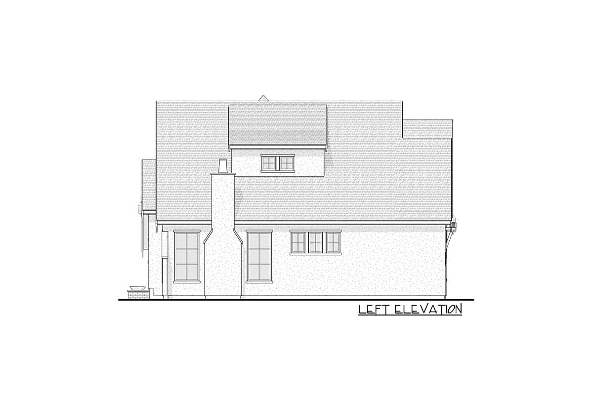 Plan 270049AF: Transitional Cottage House Plan with Main Floor Master and Two Upstairs Bedrooms - Image #4 - European, Transitional
