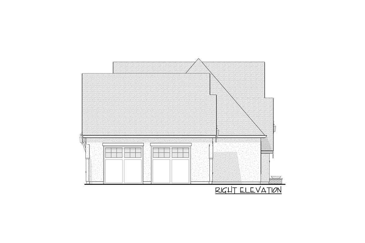 Plan 270049AF: Transitional Cottage House Plan with Main Floor Master and Two Upstairs Bedrooms - Image #6 - European, Transitional
