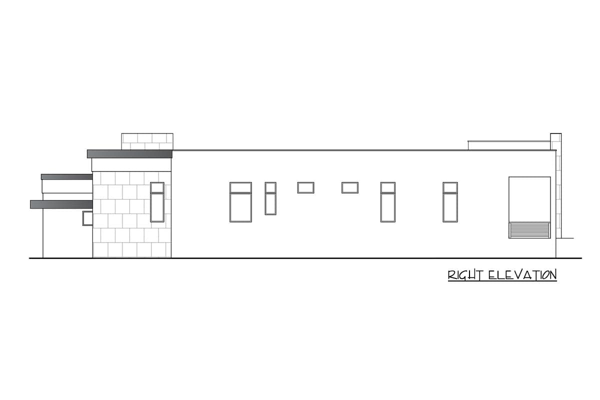 Plan 65755BS: 4-Bed Mid-century Modern House Plan with Rear Covered Lanai - Image #5 - Coastal, Contemporary, Florida-Style, Mid Century Modern