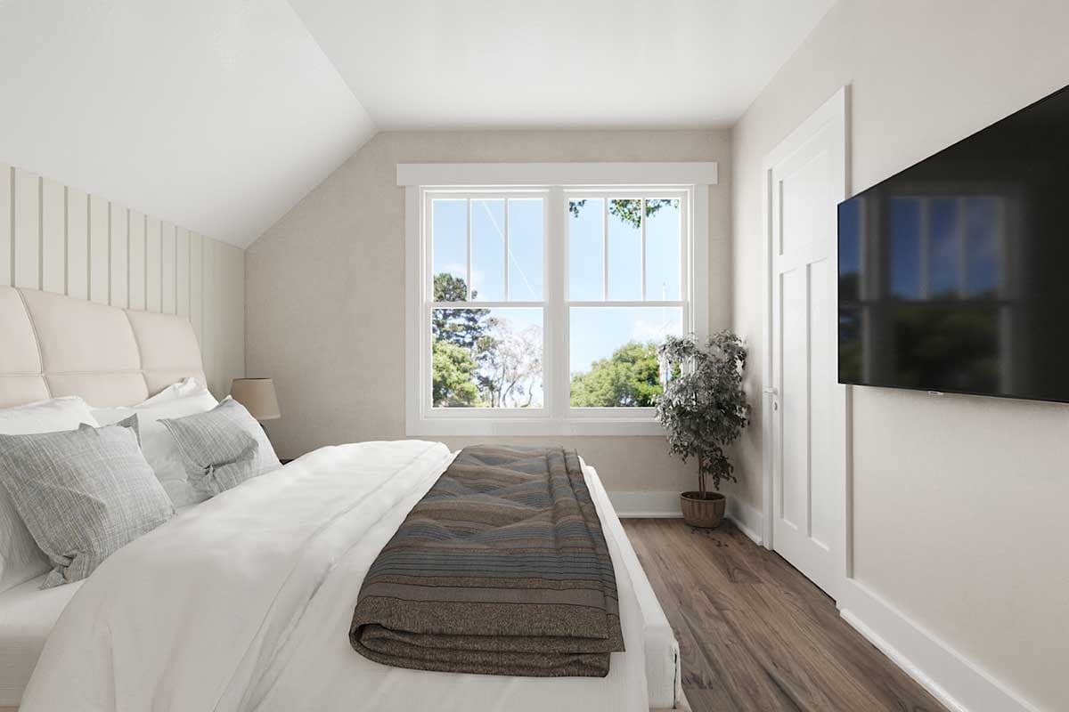 Plan 50213PH: Garage Apartment with 1 Bed, 2 Cars and Laundry Upstairs - Image #6 - Carriage, Cottage, Country, Craftsman