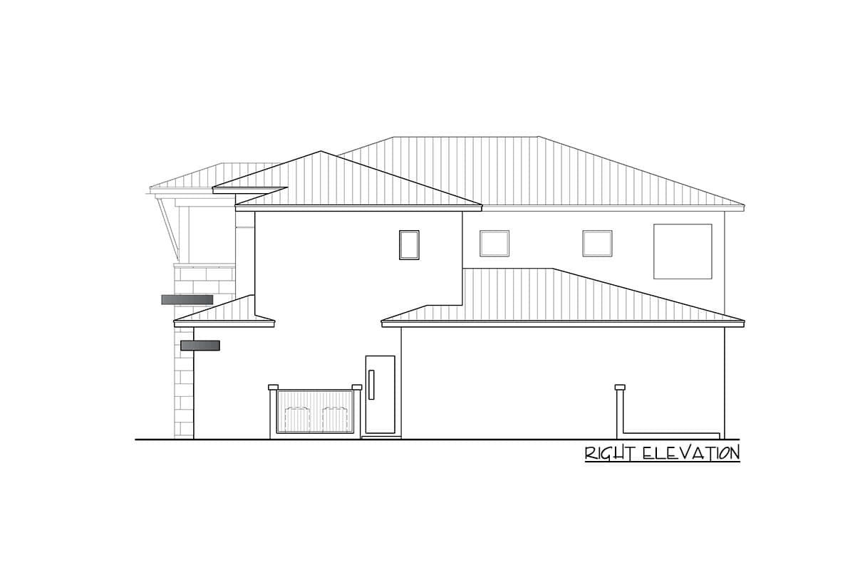 Plan 65757BS: Contemporary Coastal Home Plan with Rear Lanai and Main Floor Master - Image #5 - Coastal, Contemporary, European, Florida-Style, Modern, Transitional