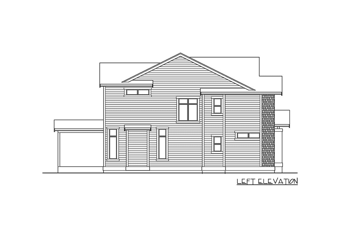 Plan 23922JD: New American Craftsman Plan with Home Office and Bonus Room - Image #26 - Contemporary, Country, Craftsman, New American, Northwest, Traditional