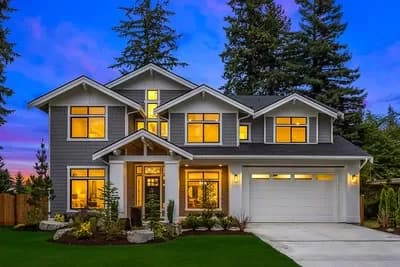 New American Craftsman Plan with Home Office and Bonus Room