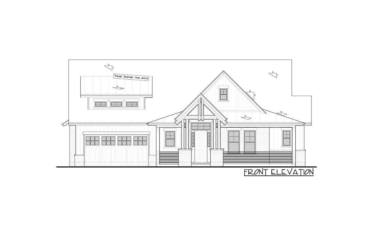 Plan 95125RW: Rustic Craftsman Home Plan with Vaulted Covered Patio - Image #14 - Cottage, Country, Craftsman, Mountain, New American, Northwest, Rustic