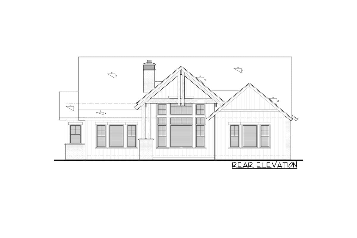 Plan 95125RW: Rustic Craftsman Home Plan with Vaulted Covered Patio - Image #16 - Cottage, Country, Craftsman, Mountain, New American, Northwest, Rustic